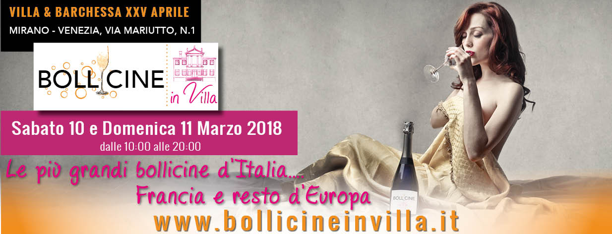 Bollicine in Villa 2018 2 edizione